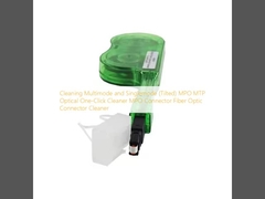 Reinigung Multimode und Single-Mode (Neigung) MPO MTP Optical One-Click Reiniger MPO Steckverbinder Glasfaser Steckverbinder Reiniger