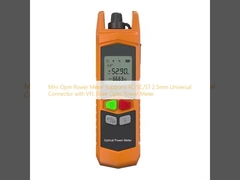 Mini Opm Leistungsmesser unterstützt FC/SC/ST 2,5 mm Universal-Stecker mit VFL Glasfaser-Leistungsmesser