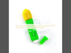 Glasfaser-Konvertierungsadapter ST/APC-Buchse auf SC/APC-Stecker Simplex-Singlemode-Hybridadapter