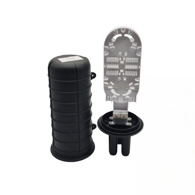 IP68 72 96 Kerne Kuppel Glasfaser Splice Schließung Hitze schrumpfen Leitungsloch optische Splicing Joint Box