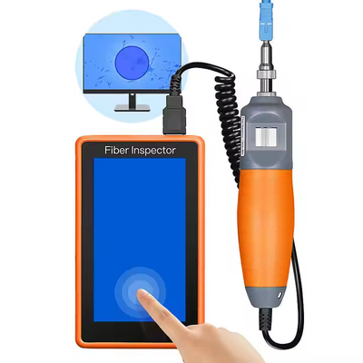 5-Zoll-HD-Touchscreen-Monitor Inspektion Glasfaserprobe optisches Reinigungswerkzeug Glasfaser Ende Gesichtsdetektor
