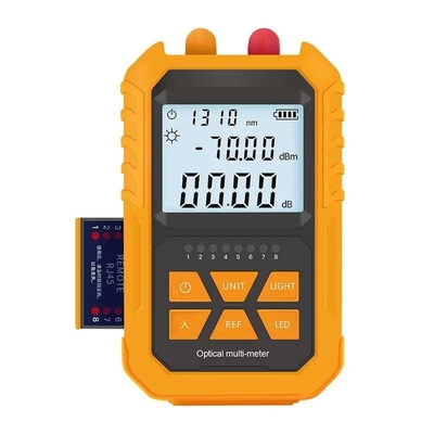 FONGKO OPM VFL All-in-one Leistungsmesser Glasfaser RJ45 Kabeltester Multifunktionsoptischer Leistungsmesser