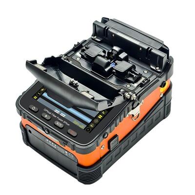 AI-5 Pro Optical Fiber Fusion Splicer 6 Motors Core Alignment for FTTH and Network Use