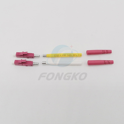Lc-/UPCfaser-Optiksteckerteile FTTH FTTX OM4 Faser-Optikverbindungsstück Duplex-2.0mm