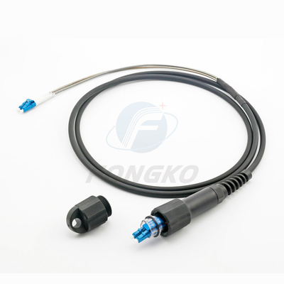 Faser-Optikzopf-Verbindungskabel-Pullover im Freien 50m Monomode- LC UPC für FULLAXS