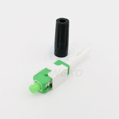 Faser Singlemode 0.9mm 50dB Rückflussdämpfung optischen Simplex-Sc APC schnellen Verbindungsstück-