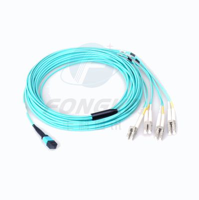 MPO MTP FTTH Fiber Optic Patch Cord Multimode Männlich Weiblich LC-MPO 12 Kerne