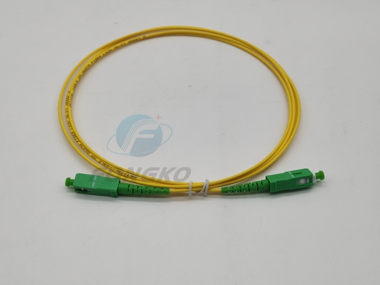 SC/APC zu SC/APC Glasfaserpatchkabel MM SM Simplex 9/125 G652D G657A