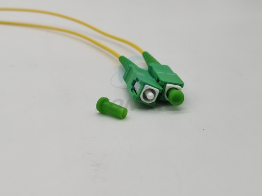 SC/APC zu SC/APC Glasfaserpatchkabel MM SM Simplex 9/125 G652D G657A