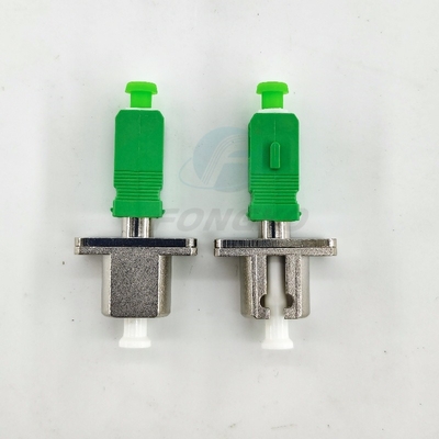 Simplex Simglemode Glasfaseradapter LC APC - SC APC FTTH Männlicher Adapter Optischer Metallkopplung