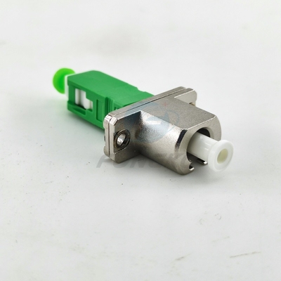 Simplex Simglemode Glasfaseradapter LC APC - SC APC FTTH Männlicher Adapter Optischer Metallkopplung