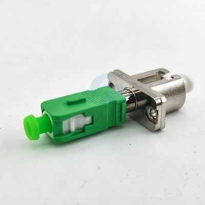 Simplex Simglemode Glasfaseradapter LC APC - SC APC FTTH Männlicher Adapter Optischer Metallkopplung