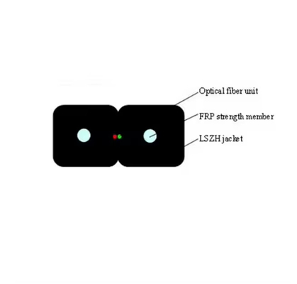 SC UPC APC Glasfaserpatchkabel SM Simplex G652D G657A Optical Drop Kabel