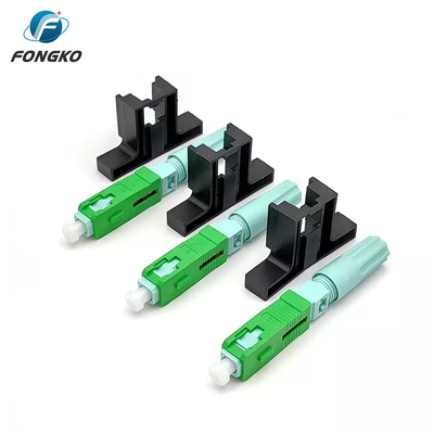 SC APC Faseroptischer Schnellanschluss Feld installieren FTTH Schnelloptischer Anschluss