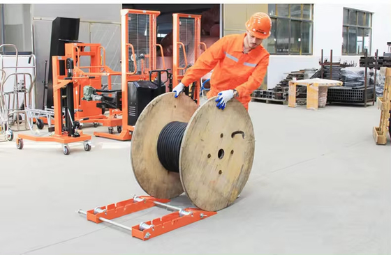 Fiber-Tray-Kabel-Roller-Faser-Auszahlungs-Rack-Optische Kabelhalter-Auszahlungs-Roll-Draht-Tray