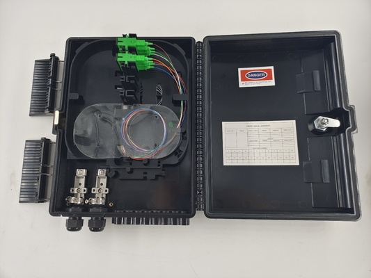 Außen 16 Kern Glasfaser Endbox mit SC Splitter Nap ftth Glasfaser Verteilungskiste Glasfaser Endbox