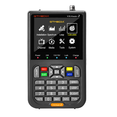 RoHS-zertifiziert GTmedia DVB-S2 Satellitenfinder Handheld 6 Motoren Freesat v8 Signal Tracker