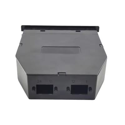 24F Schwarze LC Duplex Multimode MPO MTP Faserkassette für 24 Ports OM3 OM4 OS2 Patch Panel