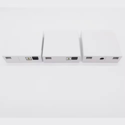 ABS-Gesichtsplatte Glasfaser Endbox mit 2 Kern-SC-Adaptern und Pigtails