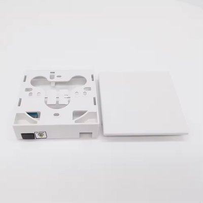 ABS-Gesichtsplatte Glasfaser Endbox mit 2 Kern-SC-Adaptern und Pigtails