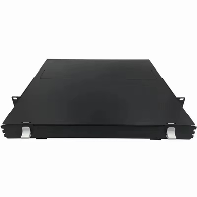 1U 144Core Einfache Glasfaserverteilungskiste Patch-Panel mit Rack Mount-Struktur