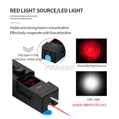 Glasfaser-Tester 10 km Rotlichtquelle Led-Licht All-in-One-Maschine Glasfasersignal-Identifikationsinstrument