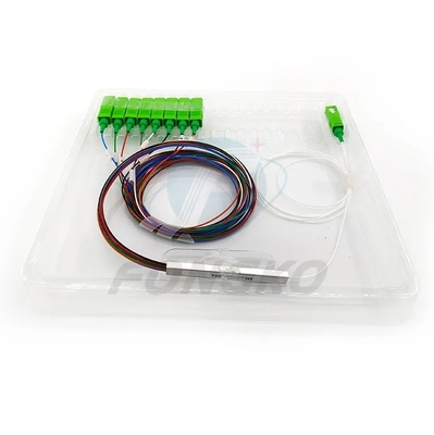 1x2 1x4 1x8 1x16 2x8 2x16 PLC Splitter PLC Glasfaser Splitter mit SC APC UPC-Anschluss