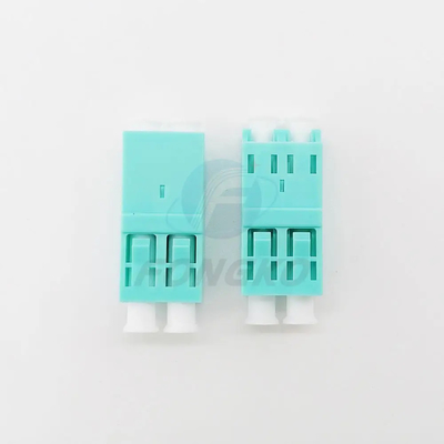 OM3-Kopplung Plastik LC-zu-LC-Duplex-Adapter Glasfaseranschlussadapter