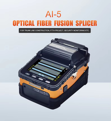 AI-5 4 Motoren Glasfaser-Fusionsspleißer Automatischer Fusionsspleißer Glasfaser-Fusionsspleißer