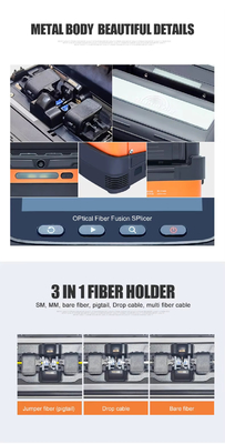 AI-5 4 Motoren Glasfaser-Fusionsspleißer Automatischer Fusionsspleißer Glasfaser-Fusionsspleißer