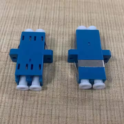 FTTH-Wasserblau-LCD-Duplex-Adapter-Kopplungsflansch-Duplex-LCD-Faseroptikadapter