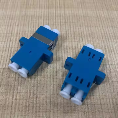 FTTH-Wasserblau-LCD-Duplex-Adapter-Kopplungsflansch-Duplex-LCD-Faseroptikadapter