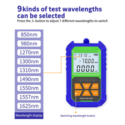 FONGKO 850nm 980nm 1300nm 1310nm 1490nm 1550nm 1625nm Optische Leistungsmessung