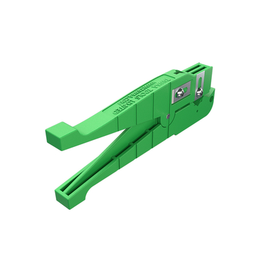 FONGKO 45-164 Koaxialkabel-Abisolierer zum Abisolieren von Drähten, grünes Kabel, Durchmesser 6,4 mm bis 14,3 mm