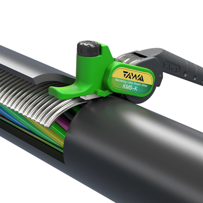 FONGKO KMS-K Ratschen-Kabelschneider FTTH Zubehör Rundkabelmantel-Schneider