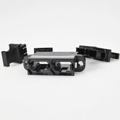 FONGKO Schwarzer Flanschloser Duplex-Adapter DX Flansch Faseroptik MPO-Adapter