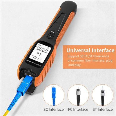 FONGKO 5G OPM G11 Wiederaufladbares optisches Leistungsmessgerät, neues Glasfasergerät, FC-Anschluss, Messbereich -70~+10dBm