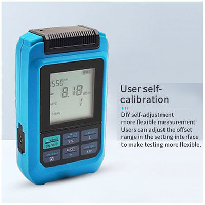 Mini-Glasfaser-Leistungsmesser mit 4 Funktionen, optischer Leistungsmesser mit RJ45-Laser, WIFI-Netzwerk, wiederaufladbarer OPM