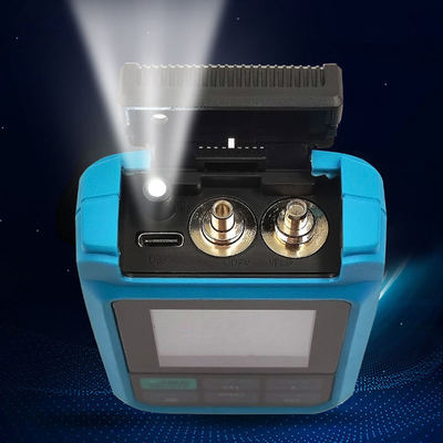 Mini-Glasfaser-Leistungsmesser mit 4 Funktionen, optischer Leistungsmesser mit RJ45-Laser, WIFI-Netzwerk, wiederaufladbarer OPM