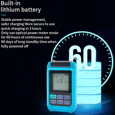 FONGKO Mini-Optische Faser-Powermeter 4-Funktion Optische Leistungsmesser mit RJ45 Laser WIFI Netzwerk wiederaufladbare OPM