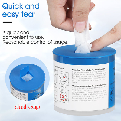 FONGKO AUA-Y3 Reinigungsstaubfreies Papier, geeignet für SC/FC/ST/LC FTTH Werkzeug Glasfaserstaubfreies Papier Glasfaser Reinigungspapier