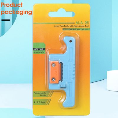 AUA-05 Lösungs-Abmantler für 1,9-3,0 mm FTTH-Fasern, Midspan-Kanal-Werkzeug