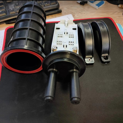 FONGKO 1 In 1 Out IP68 6 12 Kern Dome Faseroptik Spleißverschluss Schacht Optische Spleiß-Verbindungsbox