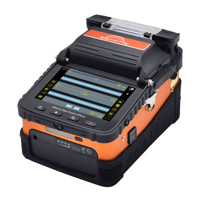 AI-6C 8 Splicing Time 18s Heating Core Fiber Welding Machine Six Motors Fusion Splicer with Core Alignment