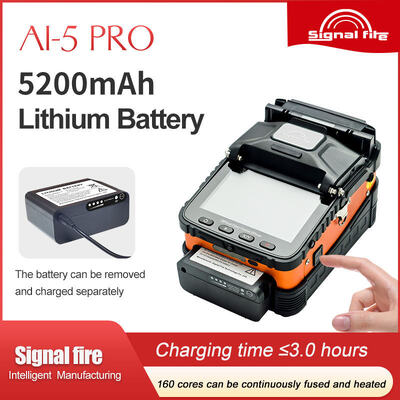 Neue FTTH AI-5Pro Elektromechanische Kern-zu-Kern-Ausrichtung Faser-Fusionsspalter-Schweißmaschine