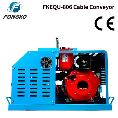 FONGKO FKEQU-806 Dieselgenerator mit Elektro- und Handstart 4~20m/min 1-18cm Kabel-Förderband