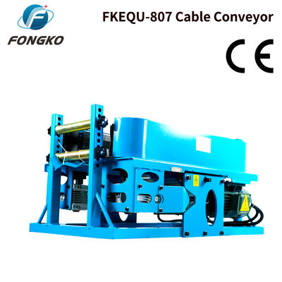 FONGKO FKEQU-807 Electric Cable Pulling Machine Rubber Track Cable Conveyor for Power Cable Optical Cable Laying
