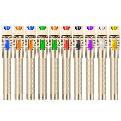 Visual Fault Locator VFL 5-50mW Fiber Optic Red Light Pen CW & GLINT Mode FTTH Fiber Break TesterVFL Laser Cable Tester Pen