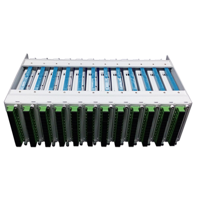 Intelligente Struktur 1U Glasfaserkabelmanager 12 Port Patch Panel OEM feuerfest