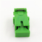 Grüne fensterladen-Adapter Sc-Faser-Optiksimplexadapter Shell Singlemodes SC/APC Selbst